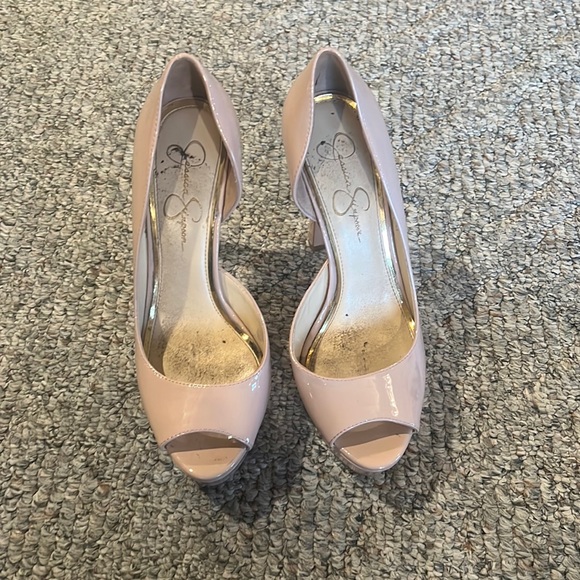 Tan Jessica Simpson Heels - Picture 1 of 2